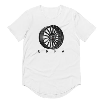 URFA Wheel Men's Curved Hem T-Shirt